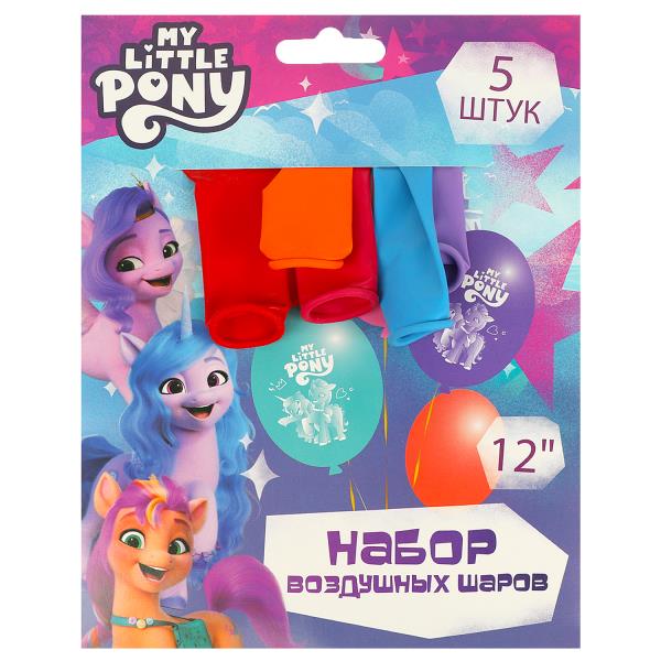 Латексные шары - набор 5 шт Мой маленький Пони мой маленький пони ЧУДО ПРАЗДНИК LBM-107504-MLP