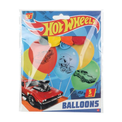 Латексные шары - набор 5 шт шары латекс монохром хот вилс ЧУДО ПРАЗДНИК LBM-110177-HW