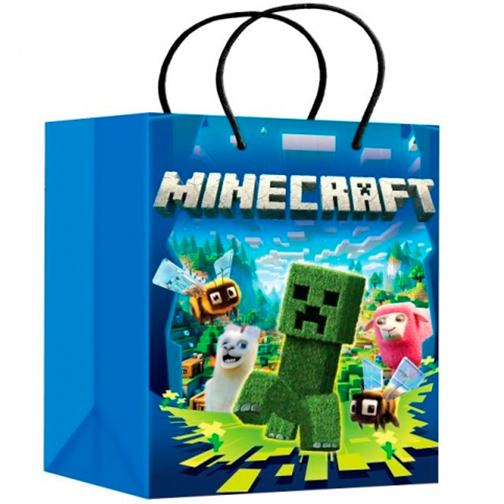 Пакет подарочный глянцевый l,пиксели,140 гр/м2 ЧУДО ПРАЗДНИК PL-130234-MN (Вид 2)