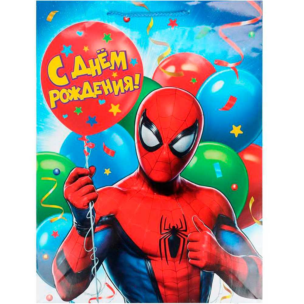 Пакет подарочный глянцевый l,супергерой,140 гр/м2 ЧУДО ПРАЗДНИК PL-130517-SP (Вид 2)
