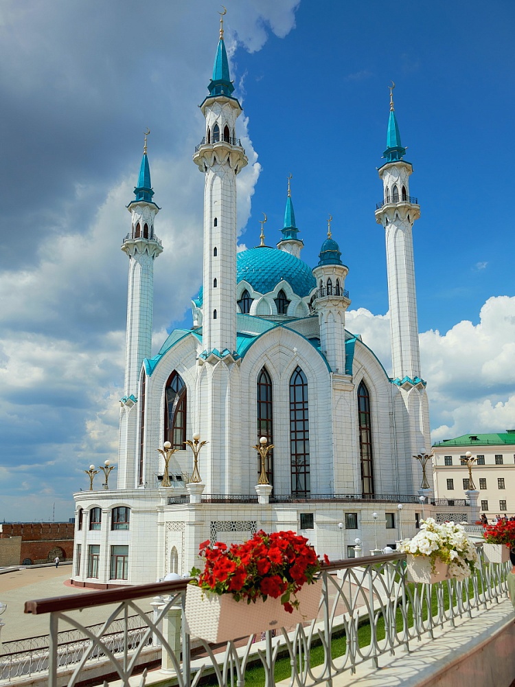 Алмаз мозаика (блест.) 30х40 см, с подр., с полн. заполн. (30цв.) Мечеть Кул-Шариф (арт.АЛМ-0020)