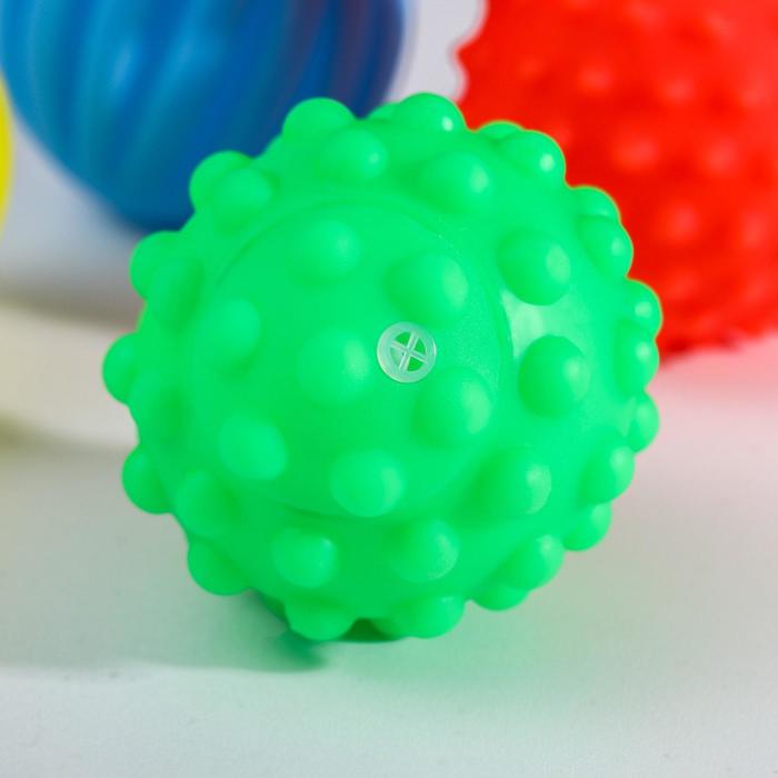 Подарочный набор развивающих мячиков Паровозик 5 шт. 4916699 (Вид 3)