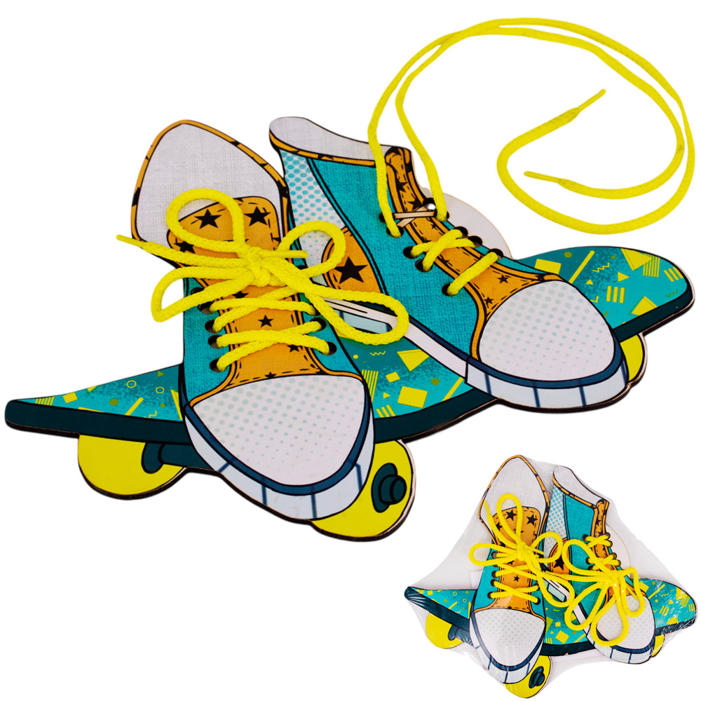 Деревянная Шнуровка Скейт ОА-00000428 /Арбо/