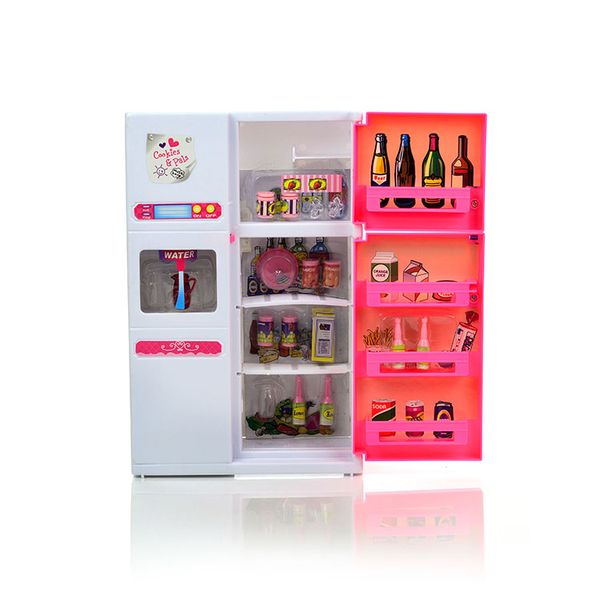 Набор мебели для кукол DollyToy Холодильник (холодильник, аксесс., свет, звук) (Вид 2)