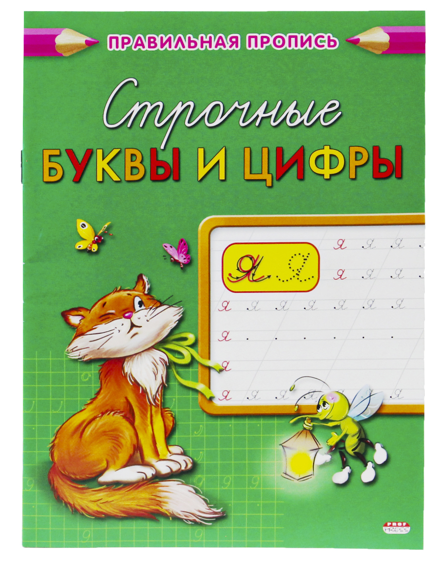 Пропись А5  Каллиграфическая СТРОЧНЫЕ БУКВЫ И ЦИФРЫ (ПР-2999) 8л., обл.-цветная мелов.бум