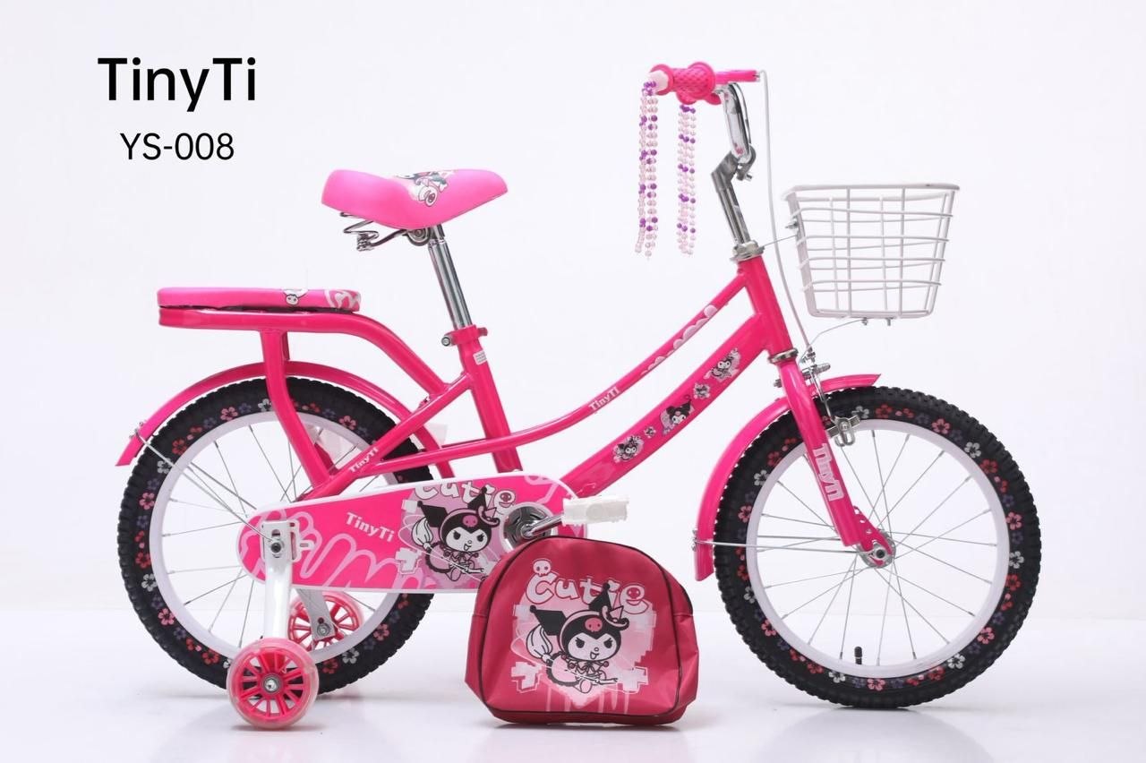 Велосипед арт.YS 008-14 TINYTI-KUROMI малиновый