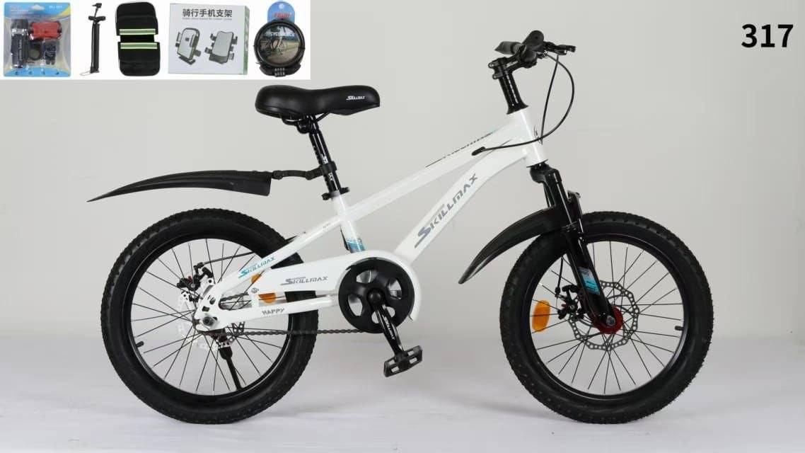 Велосипед арт.317-16  SKILLMAX v белый