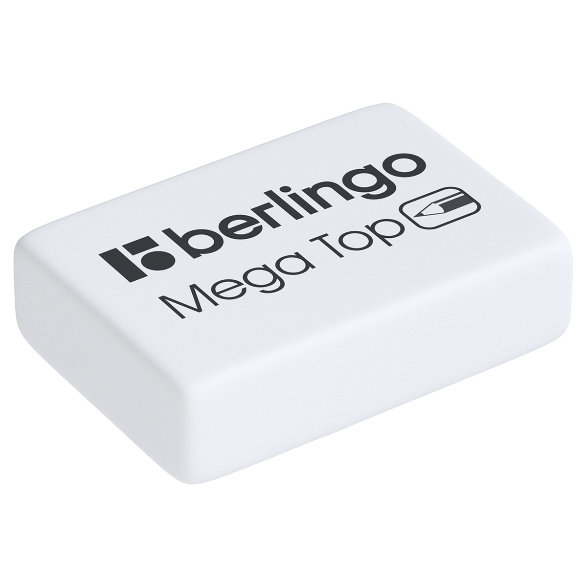 Ластик Berlingo Mega Top, прямоугольный, натуральный каучук, 26*18*8мм (Вид 1)