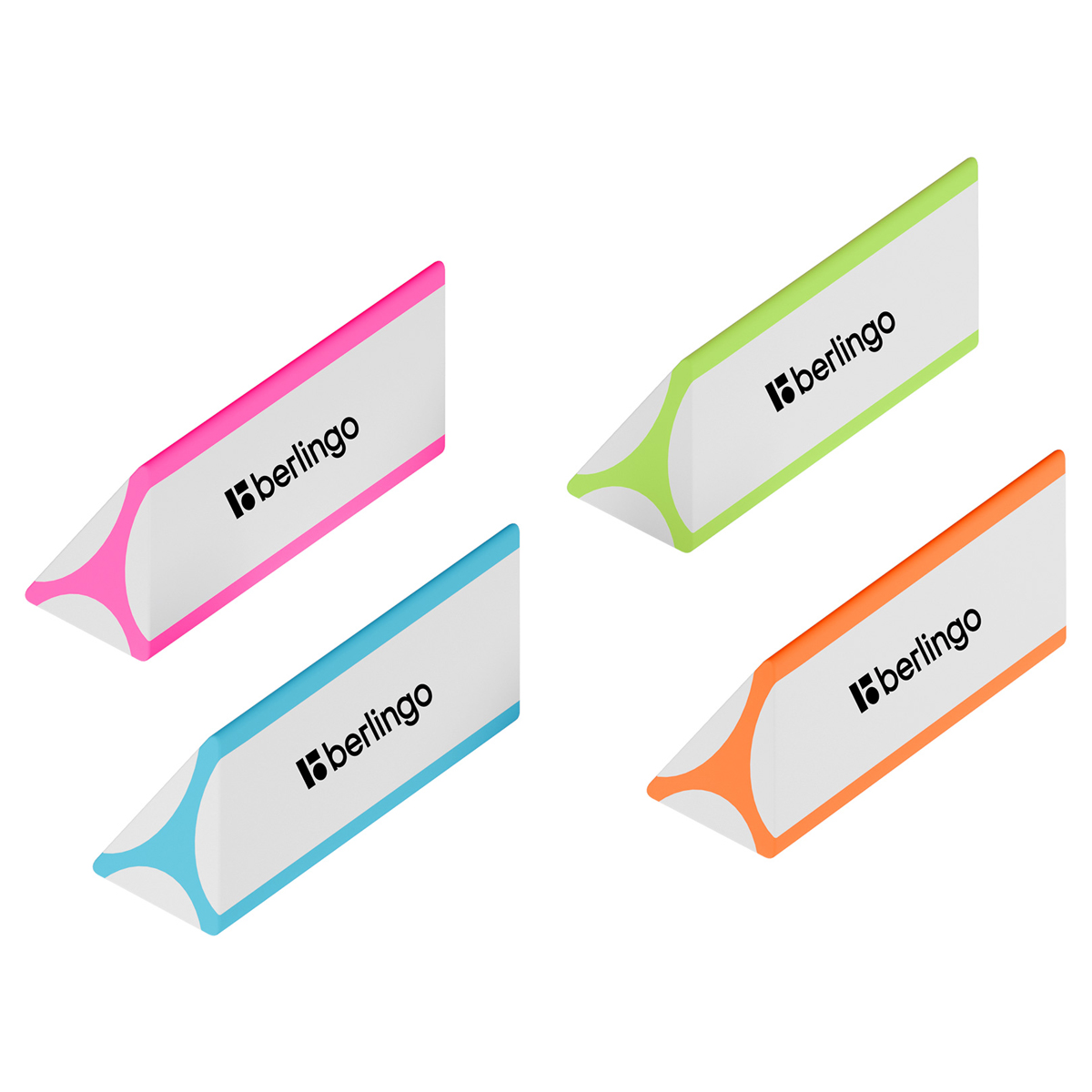 Ластик Berlingo Triangle Pro, треугольный, скошенный, термопластичная резина, 57*16*16мм (Вид 1)