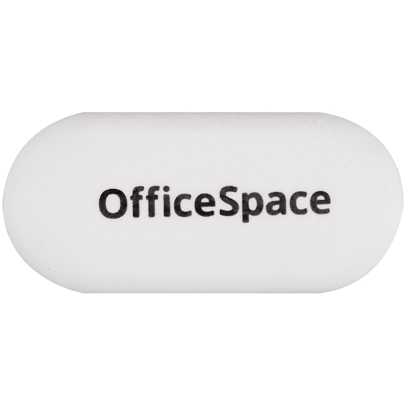 Ластик OfficeSpace FreeStyle, овальный, термопластичная резина, 60*28*12мм OBGP_10103