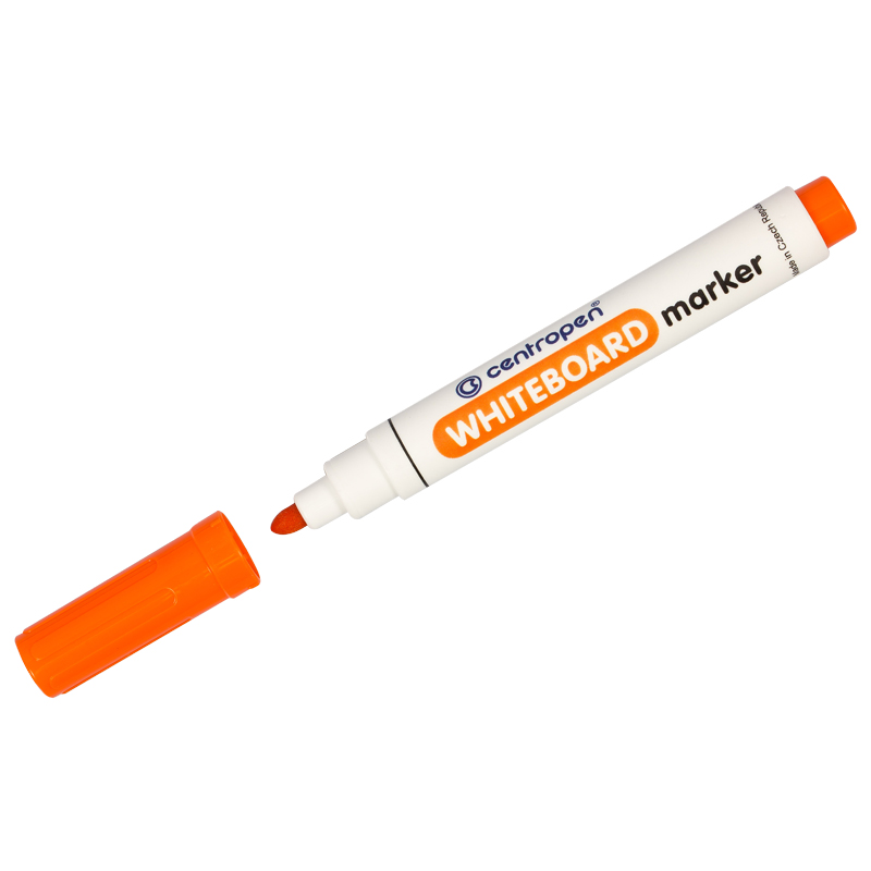 Маркер для белых досок Centropen 8559 оранжевый, пулевидный, 2,5мм (Вид 1)