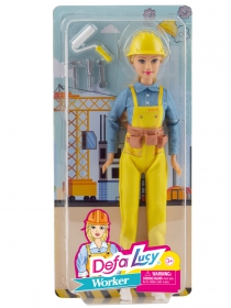 Кукла DEFA Lucy Девушка-строитель (29 см, аксесс., в ассорт.) (Вид 1)