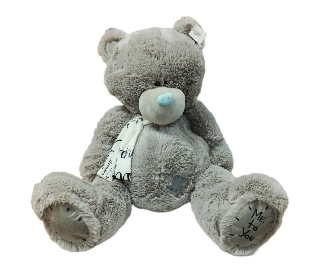 Мягкая игрушка Теди ,цвет серый,55см