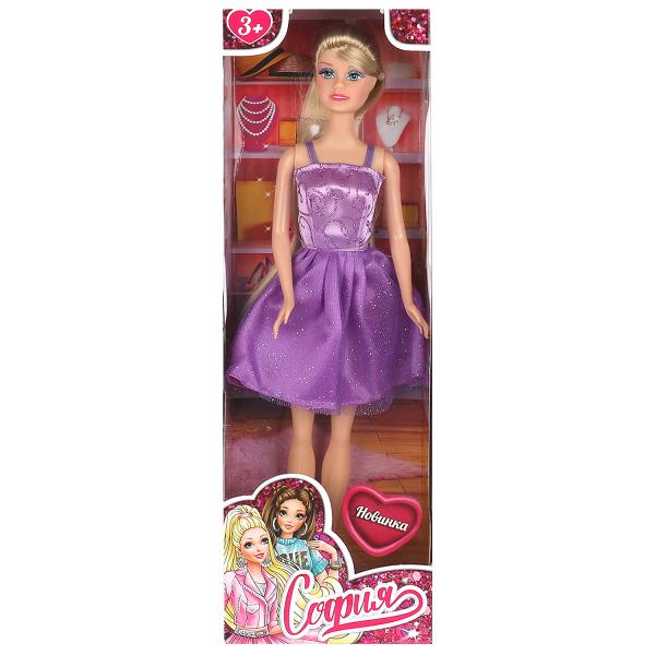 Кукла 29см София, бесшарнирная, кор КАРАПУЗ 66001-BF1-S-PP