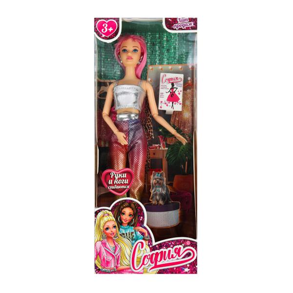 Кукла 29см София, руки и ноги сгиб., кор. КАРАПУЗ 66001-BF10-S-JP