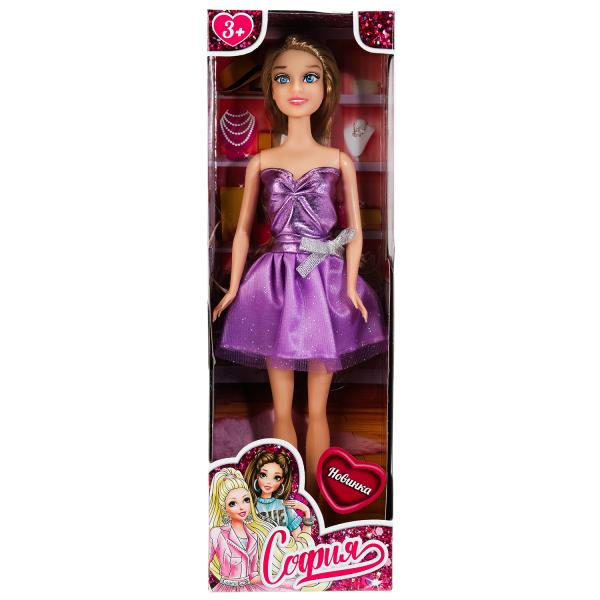 Кукла 29см София, бесшарнирная, кор КАРАПУЗ 66001-BF5-S-PP