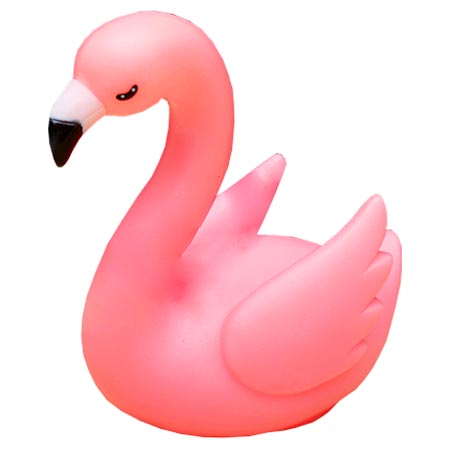 Ночник. Фламинго, розовый, 13х13 см, LED УД-8636