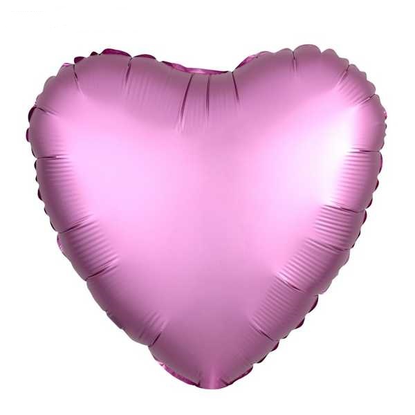 Шар фольгированный 19 сердце Фламинго, мистик 751725