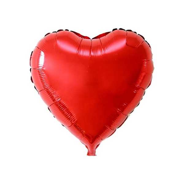 Шар фольгированный Сердце 18 Красное 2796445         