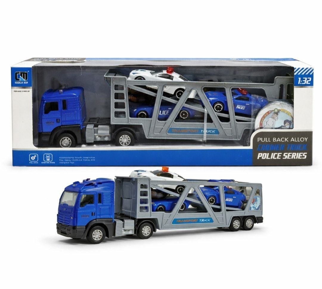 Трейлер Полиция с машинками арт.CLM-16B