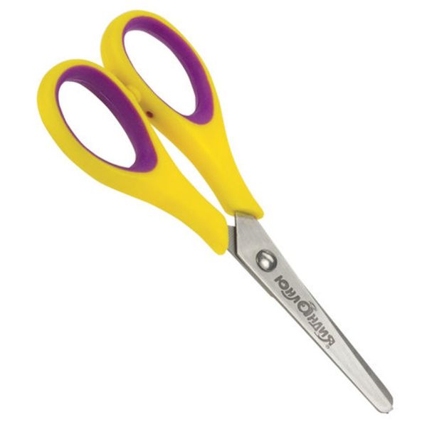 Ножницы 12,5см желто-фиолетовые 236783 Юнландия  (Вид 1)