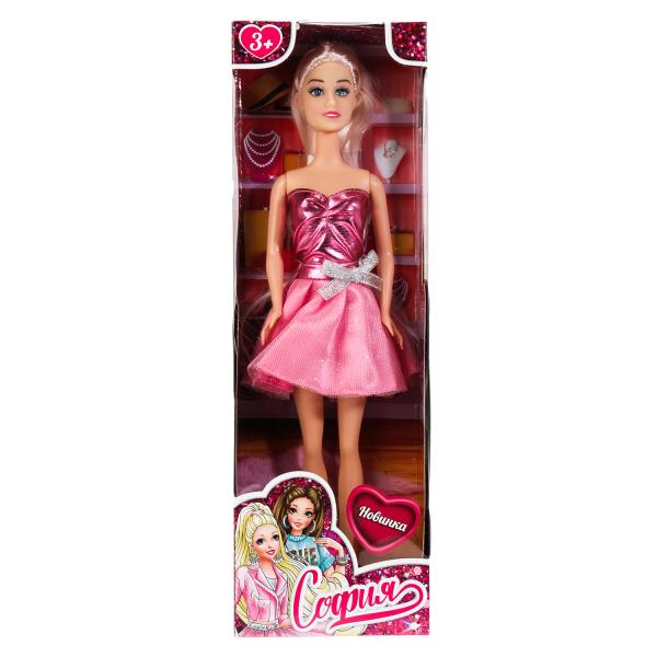 Кукла 29см София, бесшарнирная, кор КАРАПУЗ 66001-BF4-S-PP