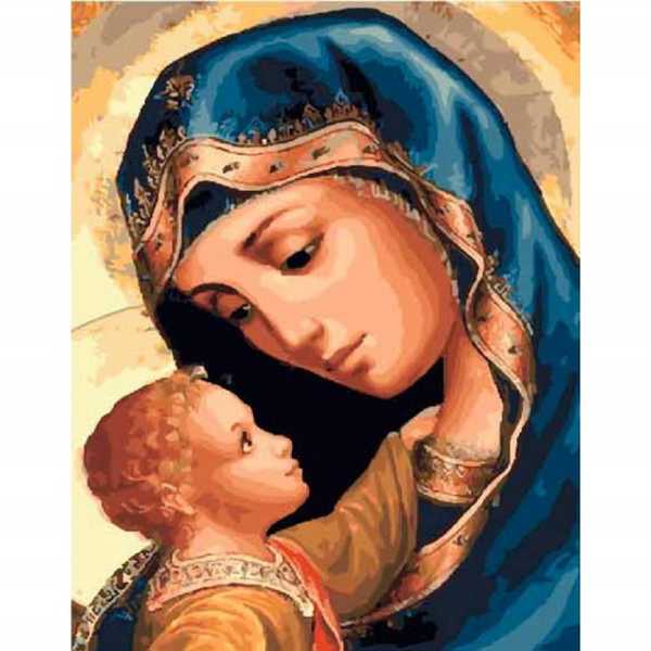 Картина по номерам Мария с младенцем GX25582   