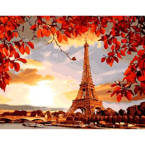 Картина по номерам Осенний Париж  GX27354    (Вид 1)
