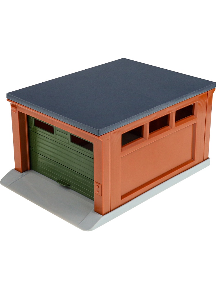 Гараж для машинок (хаки,коричневый,серый) 187х136х95 мм (арт. ГИМ-0975)