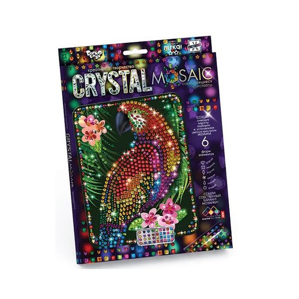 Набор креативного тв-ва Crystal Mosaic Попугай