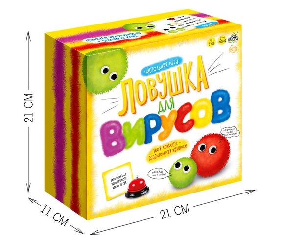 Настольная игра Ловушка для вирусов 6253460