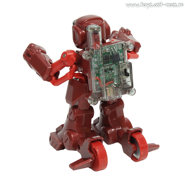 Mioshi Tech Робот и/к  Боевой робот: участник  (7,5x6,2x9 см, красный)