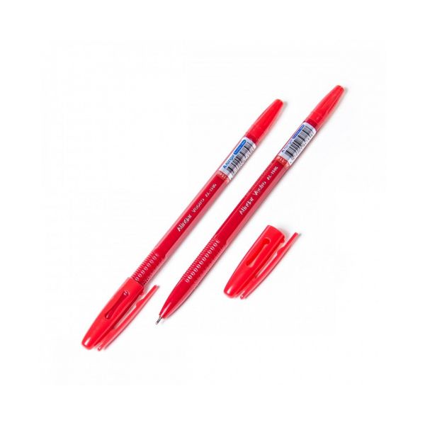 Ручка шарик. на маслян. основе, 0,7 мм, красные чернила (ALINGAR) (Вид 1)