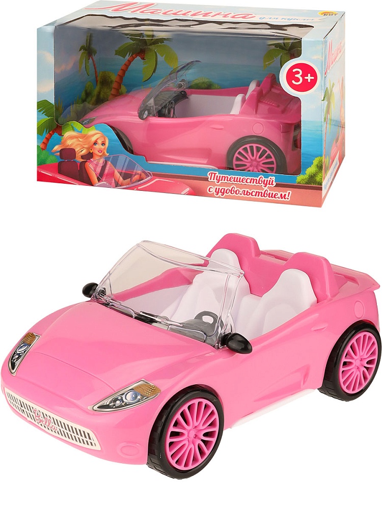 Машинка ФИОЛЕТОВЫЙ КАБРИОЛЕТ-1(30 x 15,5 x 13 см) (в коробке) (Арт. И-1044)