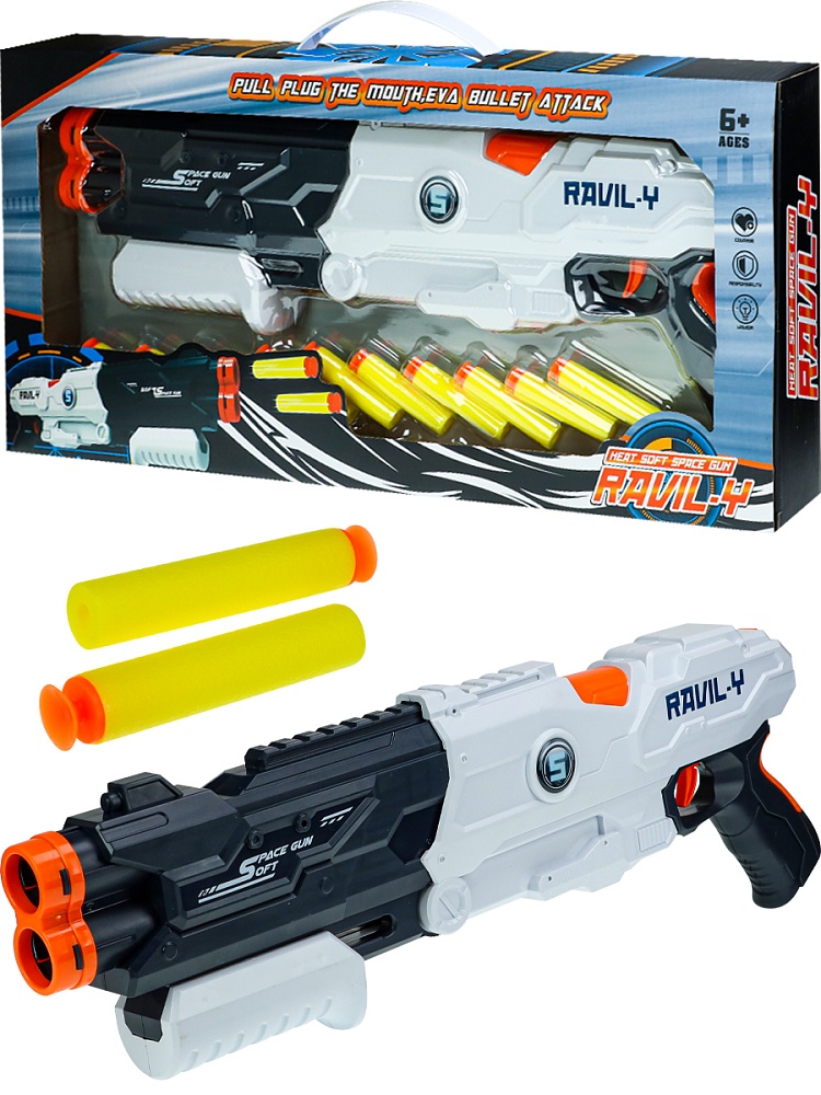 Автомат Цель на поражение (пули мягкие,в кор.) (50x5,5x22,5cм) ( Арт. 2206079)