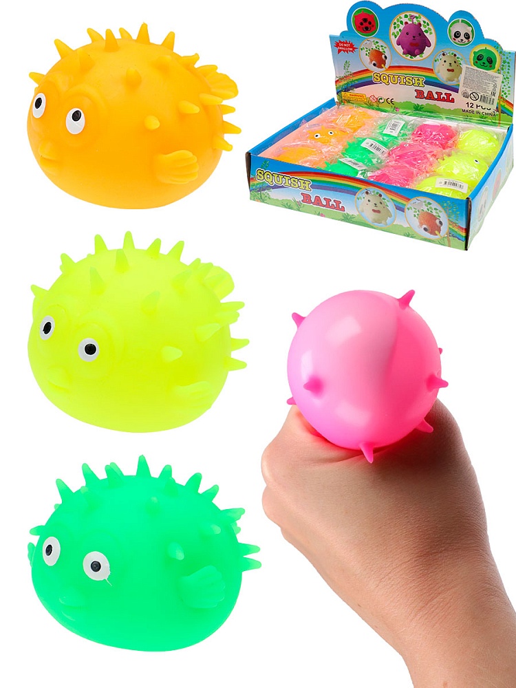 Антистресс-мялка Рыбка в шоубоксе, (Арт. ИК-4772) кратно 12