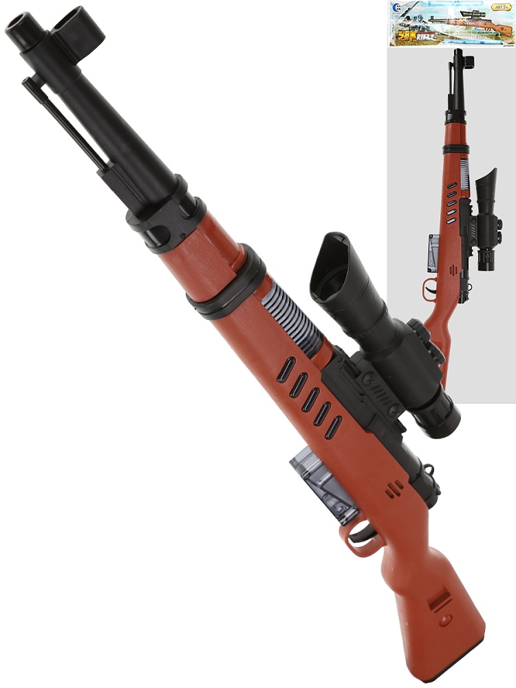 Винтовка (55см)Снайпер (свет звук,бат. 3*АА не в компл.,в пакете) ( Арт. 2000640)