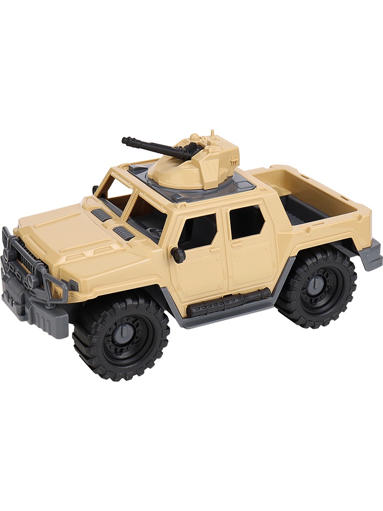 Джип Альфа Военный (без тента, песочный)  (арт. И-8922)