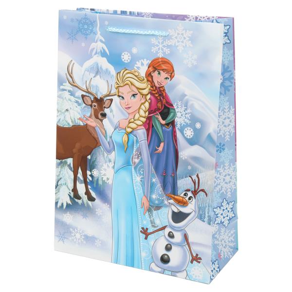 Пакет подарочный глянцевый ml,снежная принцесса,140 гр/м2 ЧУДО ПРАЗДНИК PML-84309-FRZ (120)