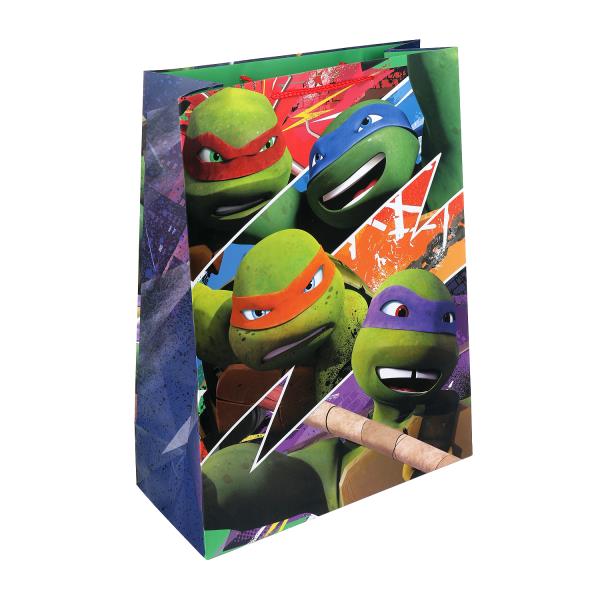 Пакет подарочный МАТОВЫЙ xl,черепашки,140 гр/м2 ЧУДО ПРАЗДНИК PXL-109940-NT (60)