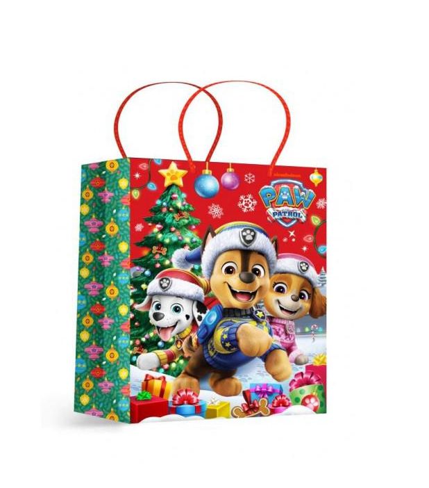 Пакет подарочный глянцевый xl,щенки новогодние,140 гр/м2 ЧУДО ПРАЗДНИК PXL-132588-SP (Вид 2)