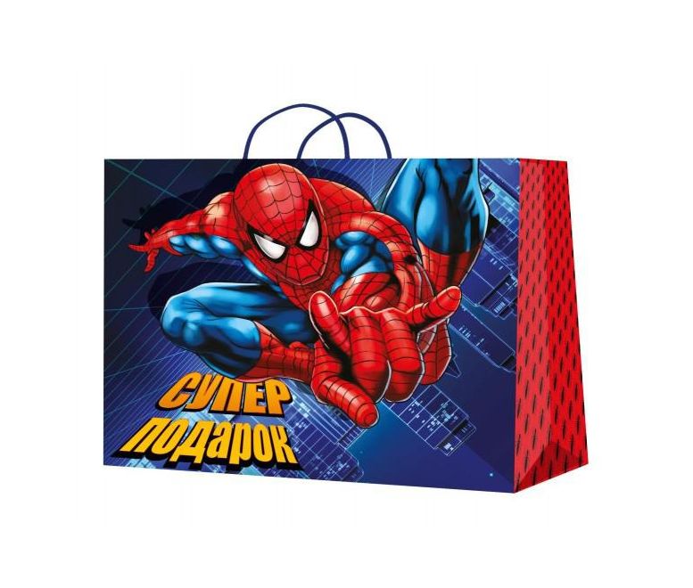 Пакет подарочный глянцевый xxl,супергерой,190 гр/м2 ЧУДО ПРАЗДНИК PXXL-97452-SM (60) (Вид 2)