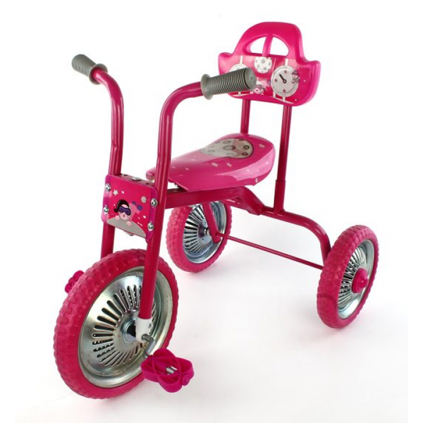 Велосипед трехколесный Лунатики, розовый (Вид 1)