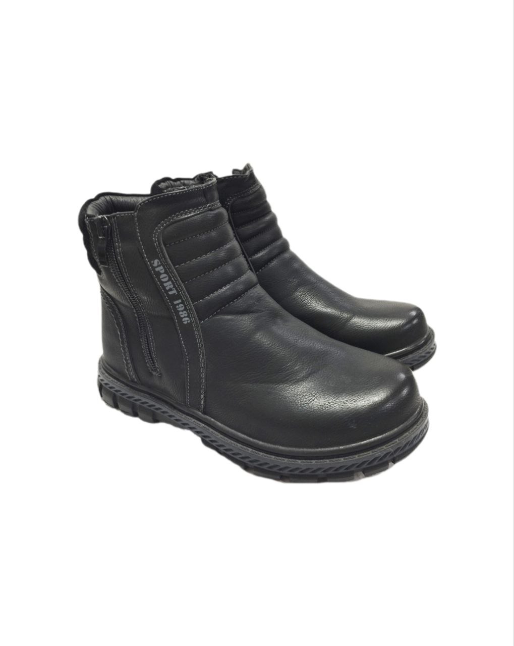 Ботинки (31-36) чёрный (8) AE58-2