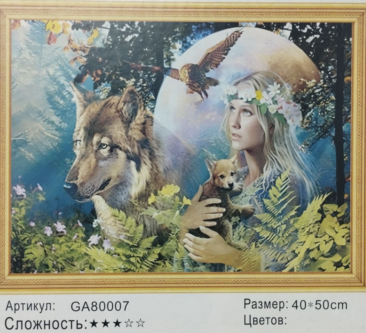 Алмазная мозайка 40х50 арт.GA80007