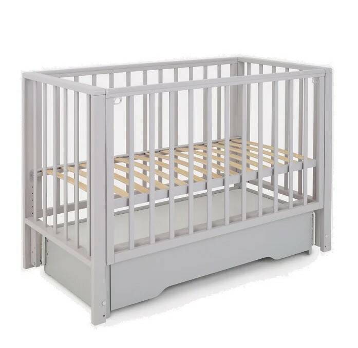 Кровать детская 120*60 RANT BERGEN (арт.770) универ маят/ящ Rosy Grey