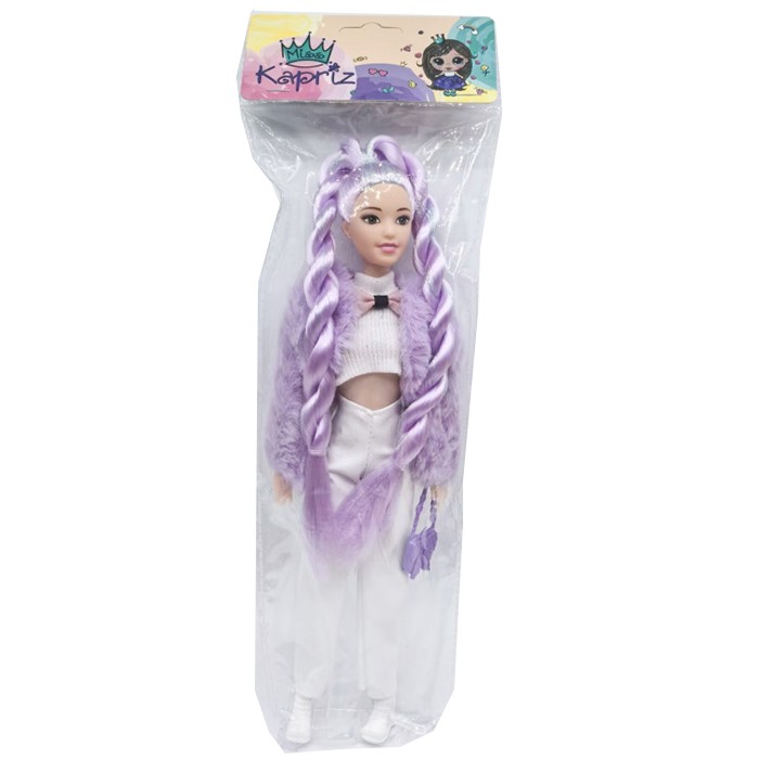 Кукла Miss Kapriz YS001 в шубе в пак.