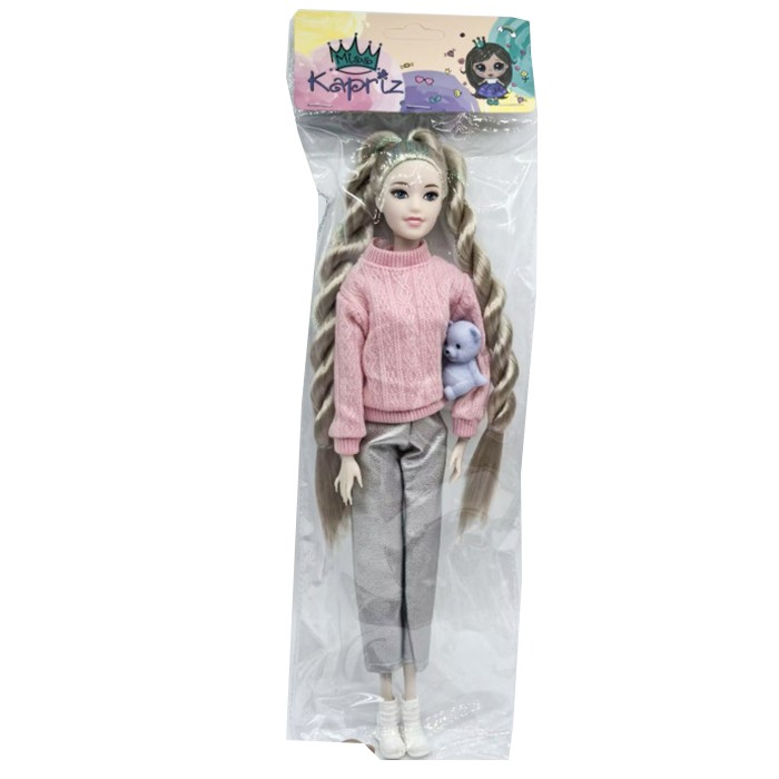 Кукла Miss Kapriz YS999-MZ13 в свитере в пак.