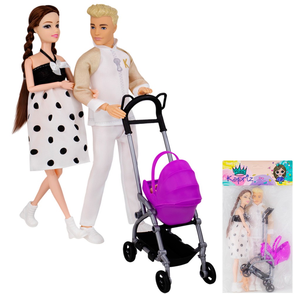 Кукла Miss Kapriz YS999-YF1 Семья в пак.