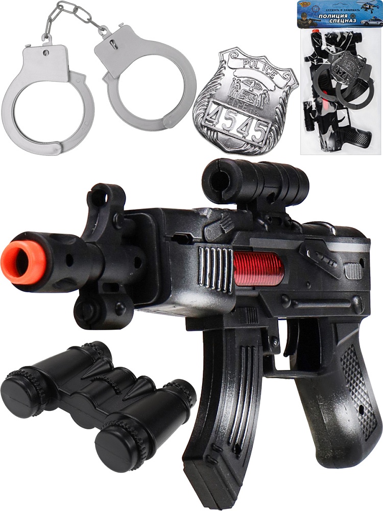 Игровой набор Полиция(16х33х3 см)(4 предмета,в пакете) ( Арт. Y7718466)